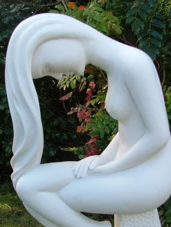 Statues & Sculptures Modern-Europa 110cm Marble Resin Garden Statue