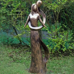 Statues & Sculptures Modern-Everlasting Love 85cm Bronze Resin Garden Statue