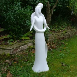 Statues & Sculptures Modern-Everlasting Love 85cm Marble Resin Garden Statue