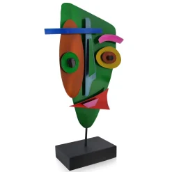 Statues & Sculptures Table Top|Abstract-Evolving Visage 59cm Abstract Metal Indoor Sculpture
