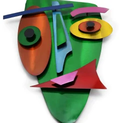 Statues & Sculptures Table Top|Abstract-Evolving Visage 59cm Abstract Metal Indoor Sculpture