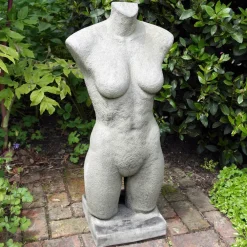 Statues & Sculptures Modern-Female Torso Modern Stone Garden Ornament