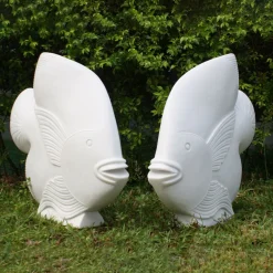 Statues & Sculptures Sealife-Fish Marble Resin Garden Ornaments