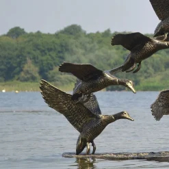 Statues & Sculptures Ducks-Flight of Ducks Life-Size Bronze Metal Garden Statue