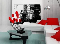 Statues & Sculptures Table Top|Contemporary-Floral Symphony 74cm Metal Indoor Sculpture