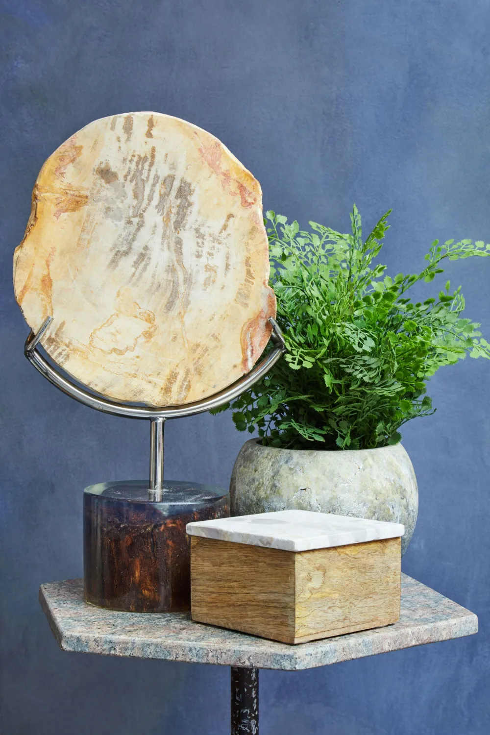 Statues & Sculptures Table Top|Abstract-Forest Fusion 38cm Wood Indoor Sculpture