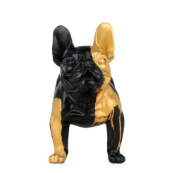 Statues & Sculptures Table Top|Floor Standing-French Bulldog 40cm Black Resin Indoor Sculpture