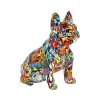 Statues & Sculptures Table Top|Animals-French Bulldog 30cm Comic Art Resin Indoor Sculpture