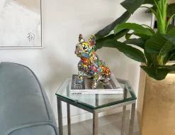 Statues & Sculptures Table Top|Animals-French Bulldog 30cm Comic Art Resin Indoor Sculpture