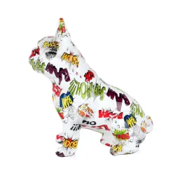 Statues & Sculptures Table Top|Pop Art-French Bulldog 30cm Pop Art Resin Indoor Sculpture