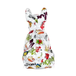 Statues & Sculptures Table Top|Pop Art-French Bulldog 30cm Pop Art Resin Indoor Sculpture