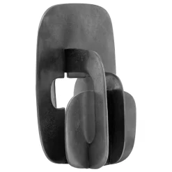 Statues & Sculptures Table Top|Abstract-Fusion 33cm Black Metal Indoor Sculpture