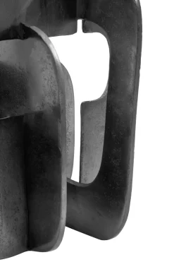 Statues & Sculptures Table Top|Abstract-Fusion 33cm Black Metal Indoor Sculpture