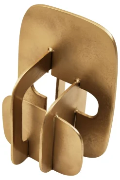 Statues & Sculptures Table Top|Abstract-Fusion 33cm Gold Metal Indoor Sculpture