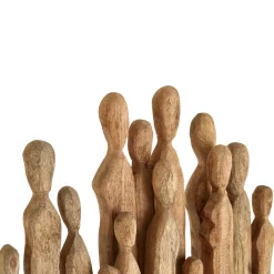 Statues & Sculptures Table Top|Abstract-Fusion of Souls 49cm Wood Indoor Sculpture