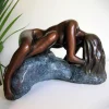 Statues & Sculptures Figurative|Table Top-Gaia Figurine Bronze Indoor Sculpture