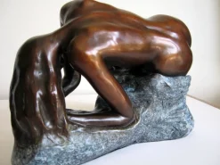 Statues & Sculptures Figurative|Table Top-Gaia Figurine Bronze Indoor Sculpture