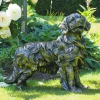 Statues & Sculptures Dogs-Golden Retriever Dog Bronze Metal Garden Statue