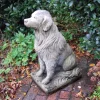 Statues & Sculptures Dogs-Golden Retriever Stone Garden Ornament