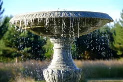 Statues & Sculptures Water Features-Grand Single Tier 4m Emerald Marble Stone Water Fountain Feature