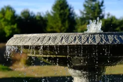 Statues & Sculptures Water Features-Grand Single Tier 4m Emerald Marble Stone Water Fountain Feature