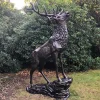Statues & Sculptures Stags & Deers-Grand Stag Life-Size 292cm Metal Bronze Garden Statue