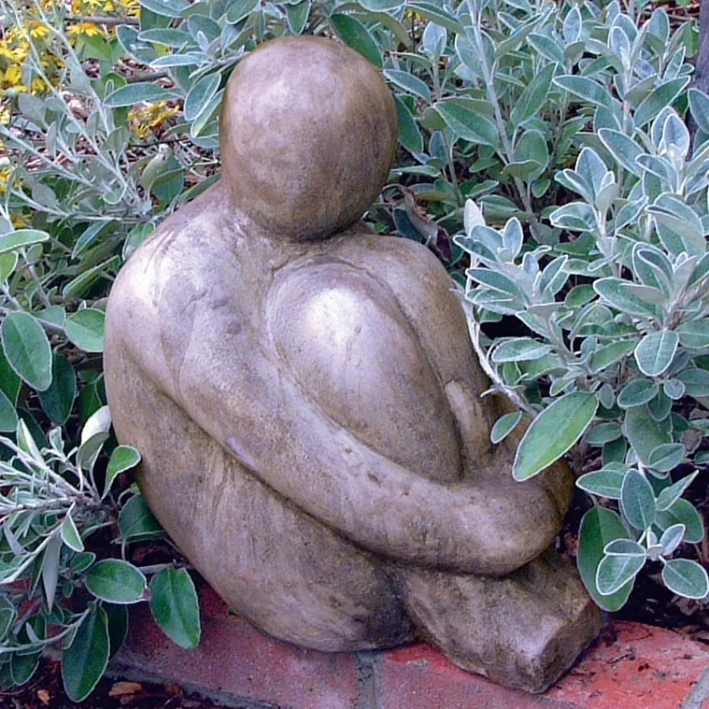 Statues & Sculptures Modern-Harry Modern Stone Garden Statue