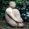 Statues & Sculptures Modern-Harry Modern Stone Garden Statue