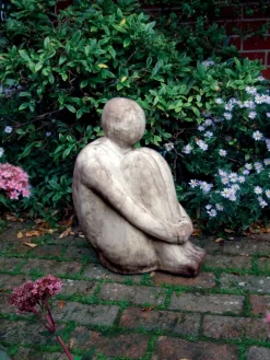 Statues & Sculptures Modern-Harry Modern Stone Garden Statue