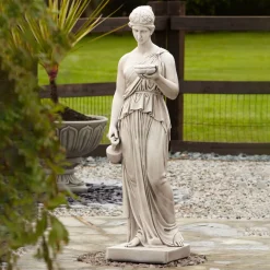 Statues & Sculptures Greek-Hebe Stone Garden Statue