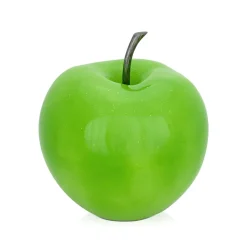 Statues & Sculptures Table Top|Contemporary-Iconic Apple 30cm Green Resin Indoor Sculpture