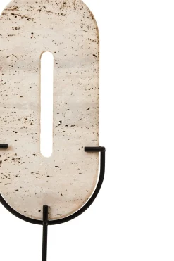 Statues & Sculptures Table Top|Abstract-Infinite Oval 60cm Stone Indoor Sculpture