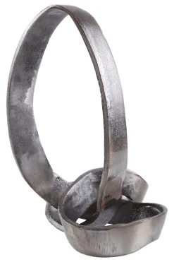 Statues & Sculptures Table Top|Abstract-Infinity Knot 22cm Black Metal Indoor Sculpture