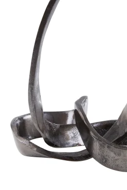 Statues & Sculptures Table Top|Abstract-Infinity Knot 22cm Black Metal Indoor Sculpture