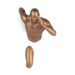 Statues & Sculptures Figurative|Wall Art-Infinity Man 28cm Bronze Resin Wall Sculpture