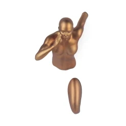 Statues & Sculptures Figurative|Wall Art-Infinity Woman 28cm Bronze Resin Wall Sculpture