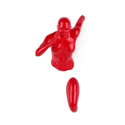 Statues & Sculptures Figurative|Wall Art-Infinity Woman 28cm Red Resin Wall Sculpture