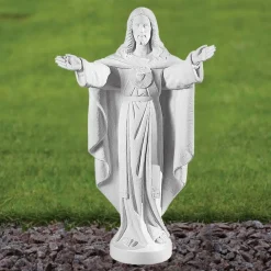 Statues & Sculptures Jesus-Jesus Christ 58cm Marble Resin Garden Statue