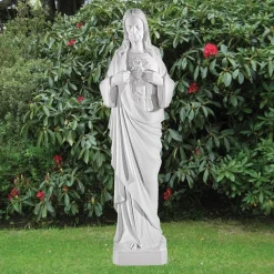 Statues & Sculptures Jesus-Jesus Christ 82cm Marble Resin Garden Statue