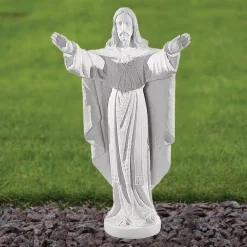 Statues & Sculptures Jesus-Jesus Christ 43cm Marble Resin Garden Statue