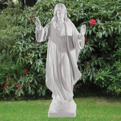 Statues & Sculptures Jesus-Jesus Christ 83cm Marble Resin Garden Statue