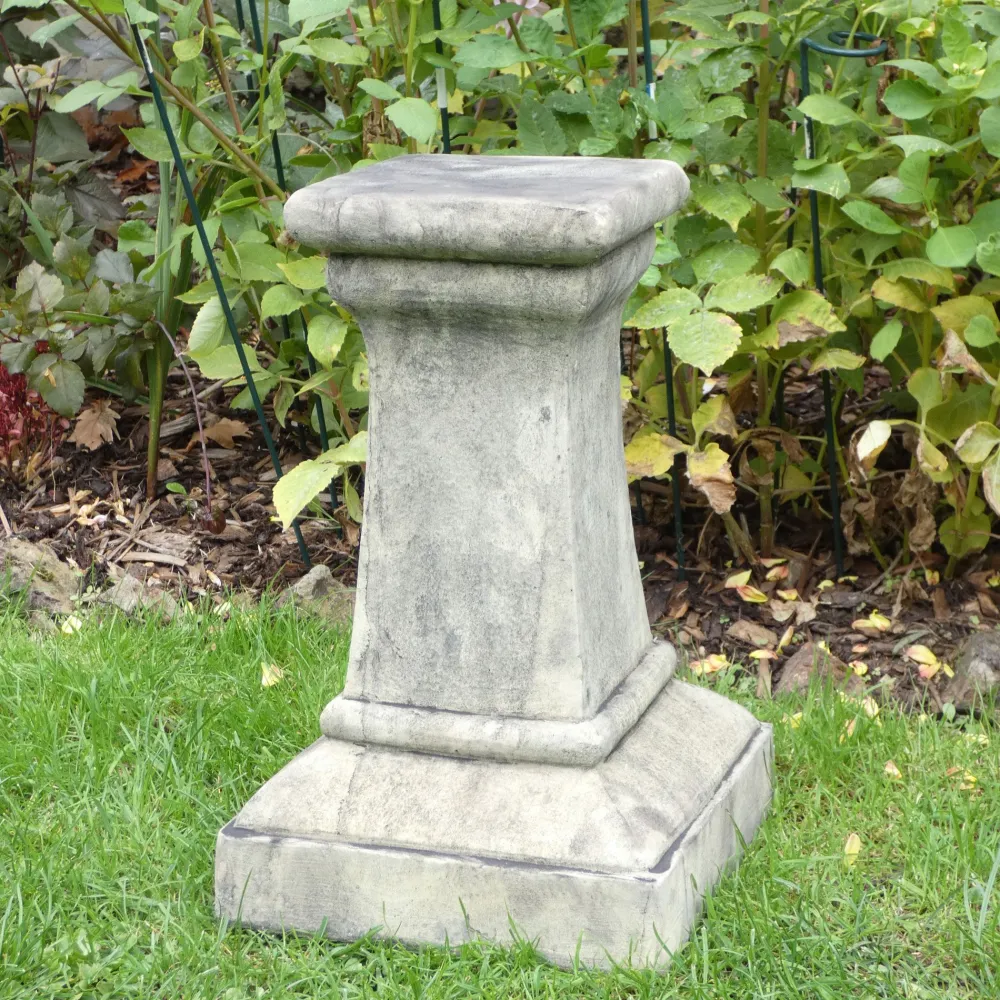 Statues & Sculptures Plinths & Pedestals-Keymer Column Stone Garden Pedestal