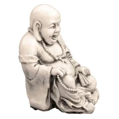 Statues & Sculptures Buddha-Laughing Buddha Antique Stone Garden Statue