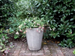 Statues & Sculptures Large|Round-Long Tom Vase Stone Garden Planter