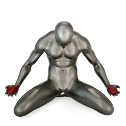 Statues & Sculptures Figurative|Table Top-Lost Affection 32cm Anthracite Resin Indoor Sculpture