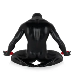 Statues & Sculptures Figurative|Table Top-Lost Affection 32cm Black Resin Indoor Sculpture