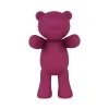 Statues & Sculptures Table Top|Animals-Love Bear 29cm Fuchsia Resin Indoor Sculpture