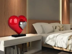 Statues & Sculptures Table Top|Contemporary-Love Reflection 45cm Red Resin Indoor Sculpture