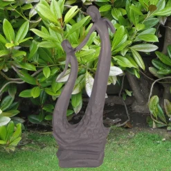 Statues & Sculptures Modern-Loving Mother 80cm Modern Poly Resin Garden Statue