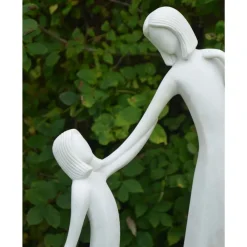 Statues & Sculptures Modern-Loving Mother Modern Poly Resin Garden Statue